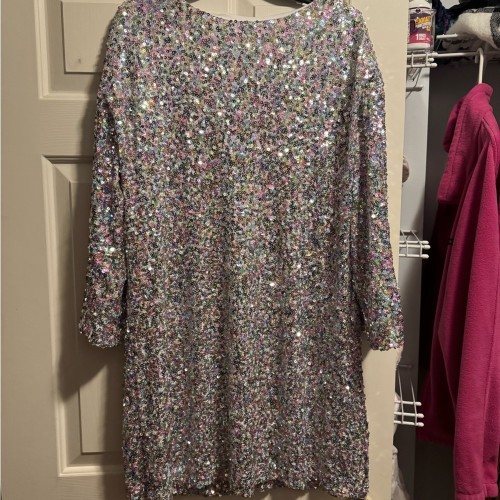 Sparkling Multicolor Mini Dress